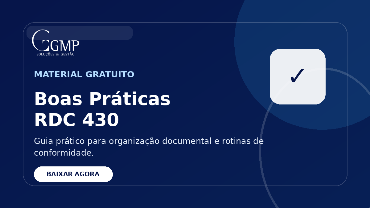 Boas Práticas conforme RDC 430