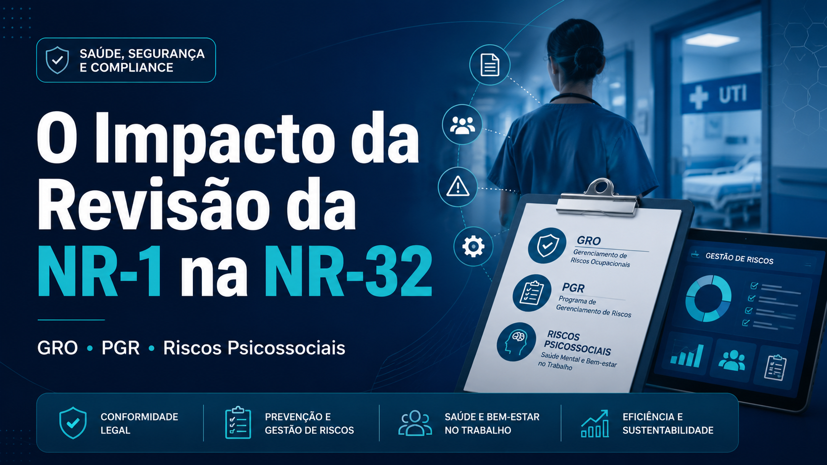 O Impacto da Revisão da NR-1 na NR-32: O Que Hospitais e Serviços de Saúde Precisam Fazer Até 2026